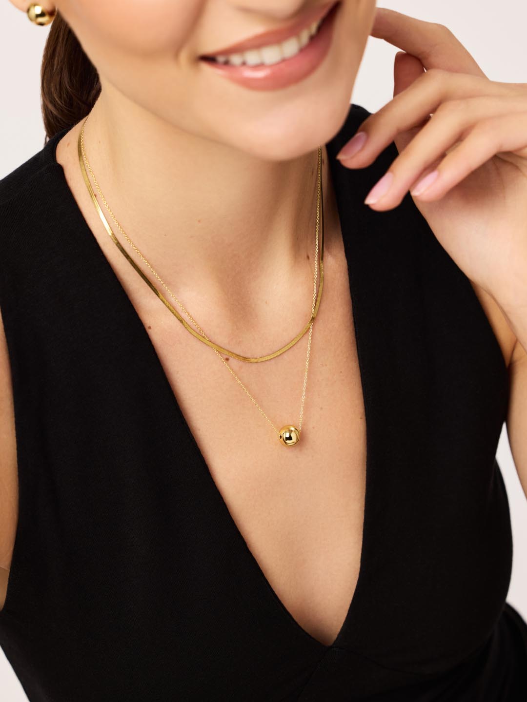 Gold Pendant Necklace - Enly Mini