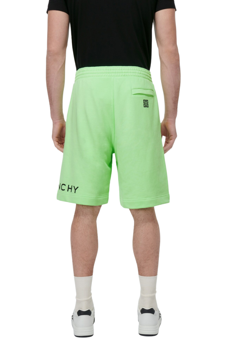 Givenchy Archetype Cotton Bermuda Shorts Mint Green BM51863YAC
