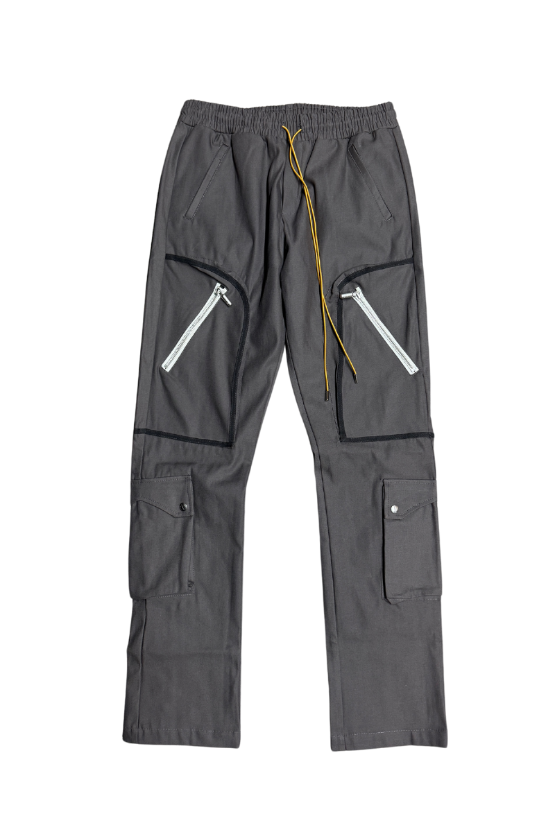 Rhude twill tape cargos in Black