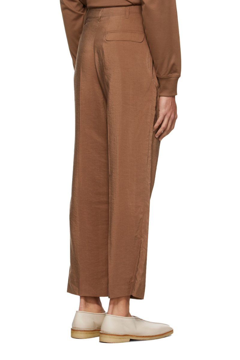 Lemaire Men's Silk-Blend Trousers