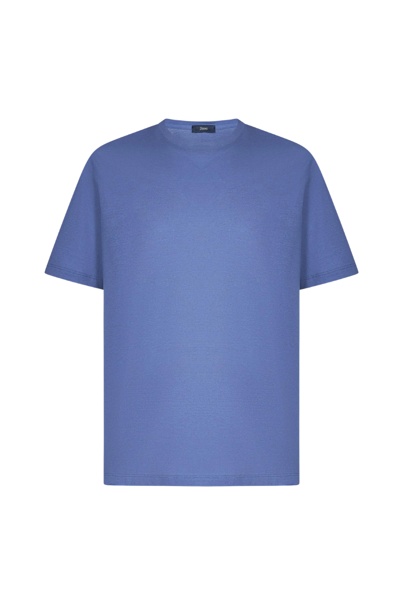 Herno Men T-Shirt Jg000166U-52005 Turquoise