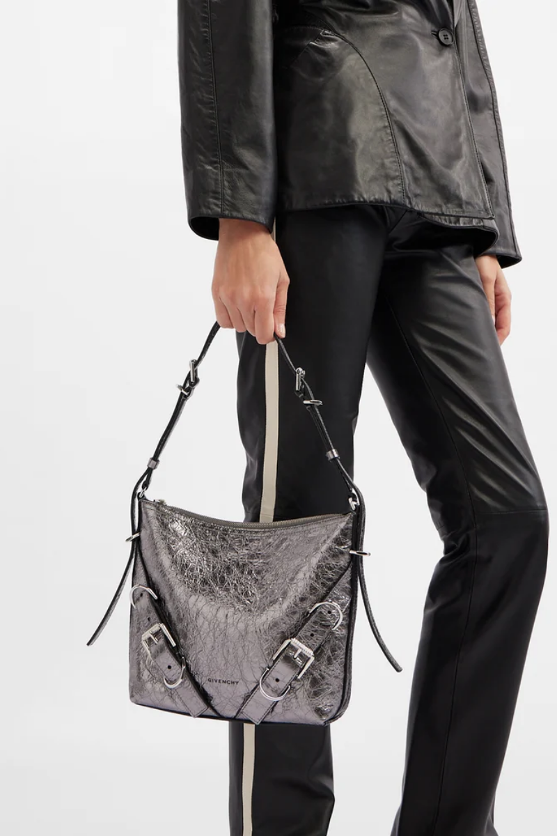 Givenchy Voyou - Small Bag_Silvery Grey