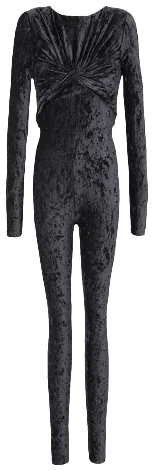 Saint Laurent Draped Catsuit 'Black'
