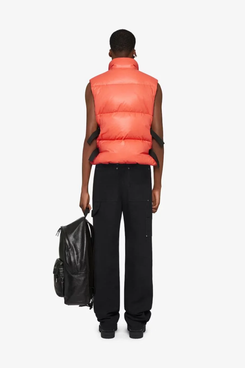 Givenchy 4G Buckle Puffer Sleeveless Vest_Orange