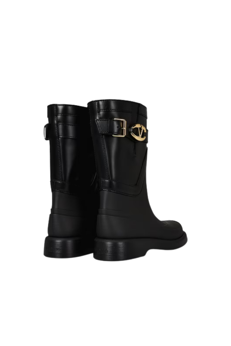 Valentino Garavani VLogo The Bold Edition Boots in Rubber