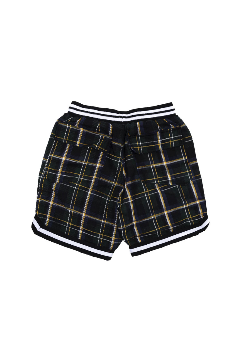 Rhude Vibrant plaid-print basketball  shorts