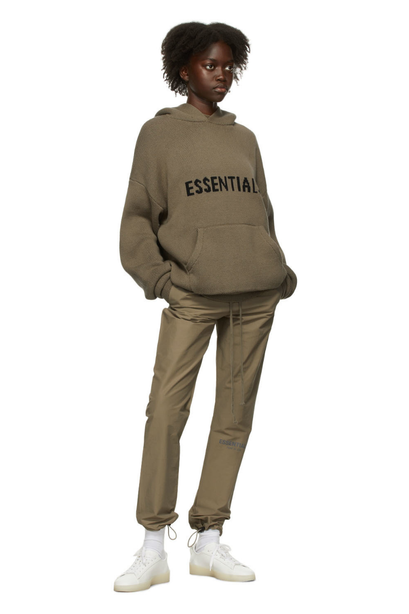 Fear of God Essentials Taupe Track Lounge Pants