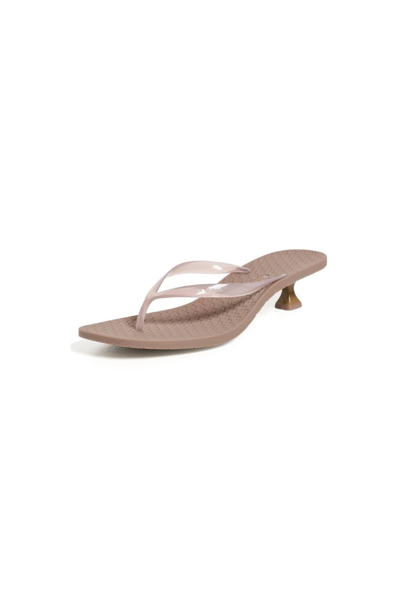 Tory Burch Jelly Heel Flip Flop 40Mm Almond Flour 183727-238