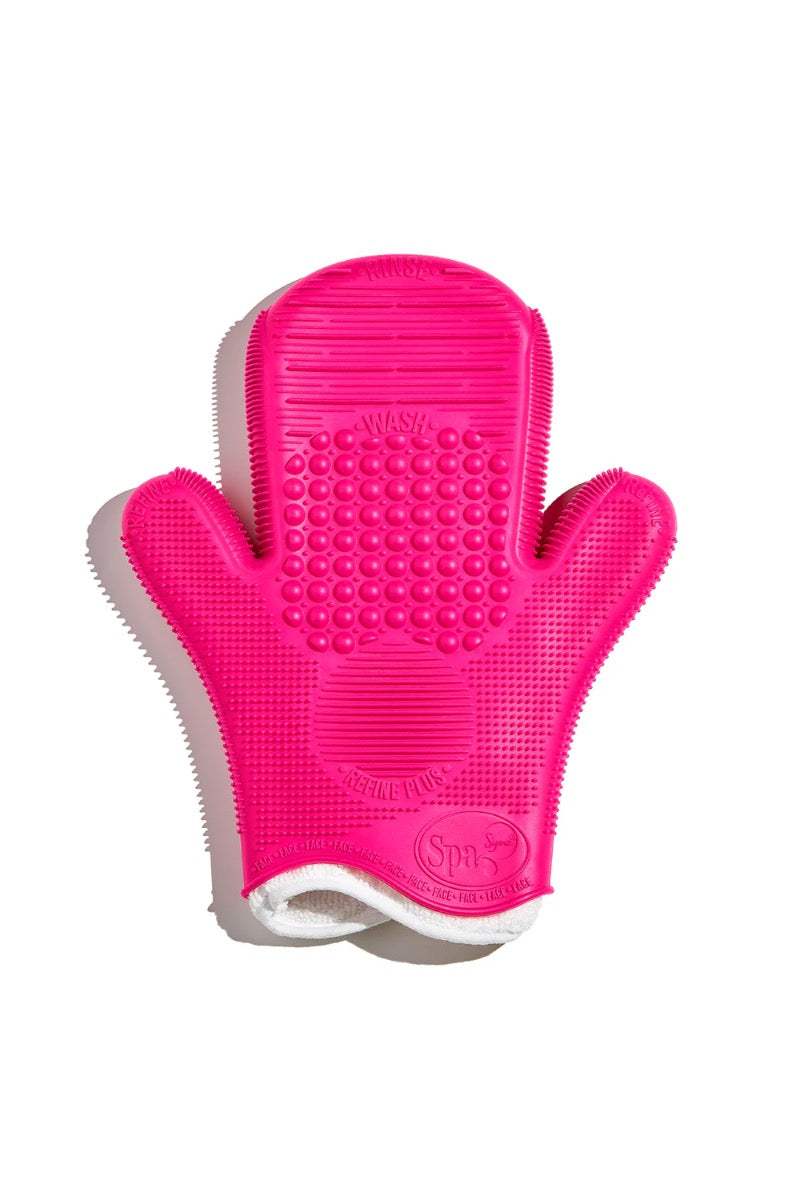 2X Sigma Spa¨ Brush Cleaning Glove - Pink