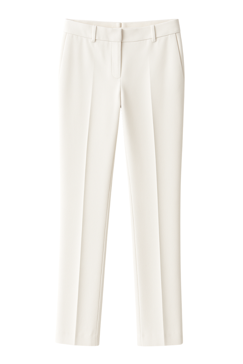 La Perla Ivory Pleated Dress Pants