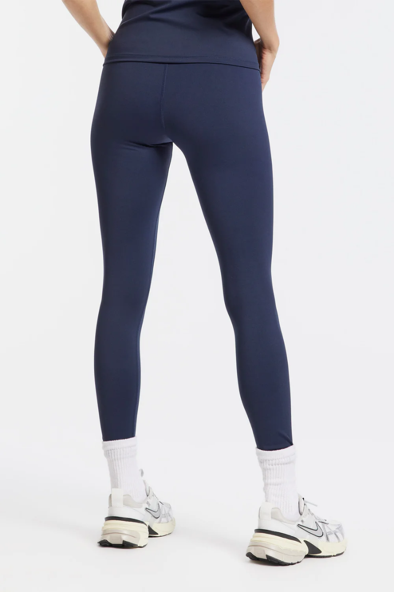 Bandier Rib Center Stag Legging Dark Navy AA202111