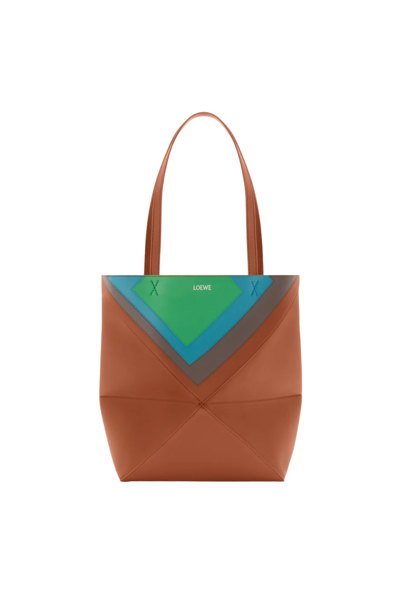 Loewe Medium Puzzle Fold Tote In Nappa Calfskin