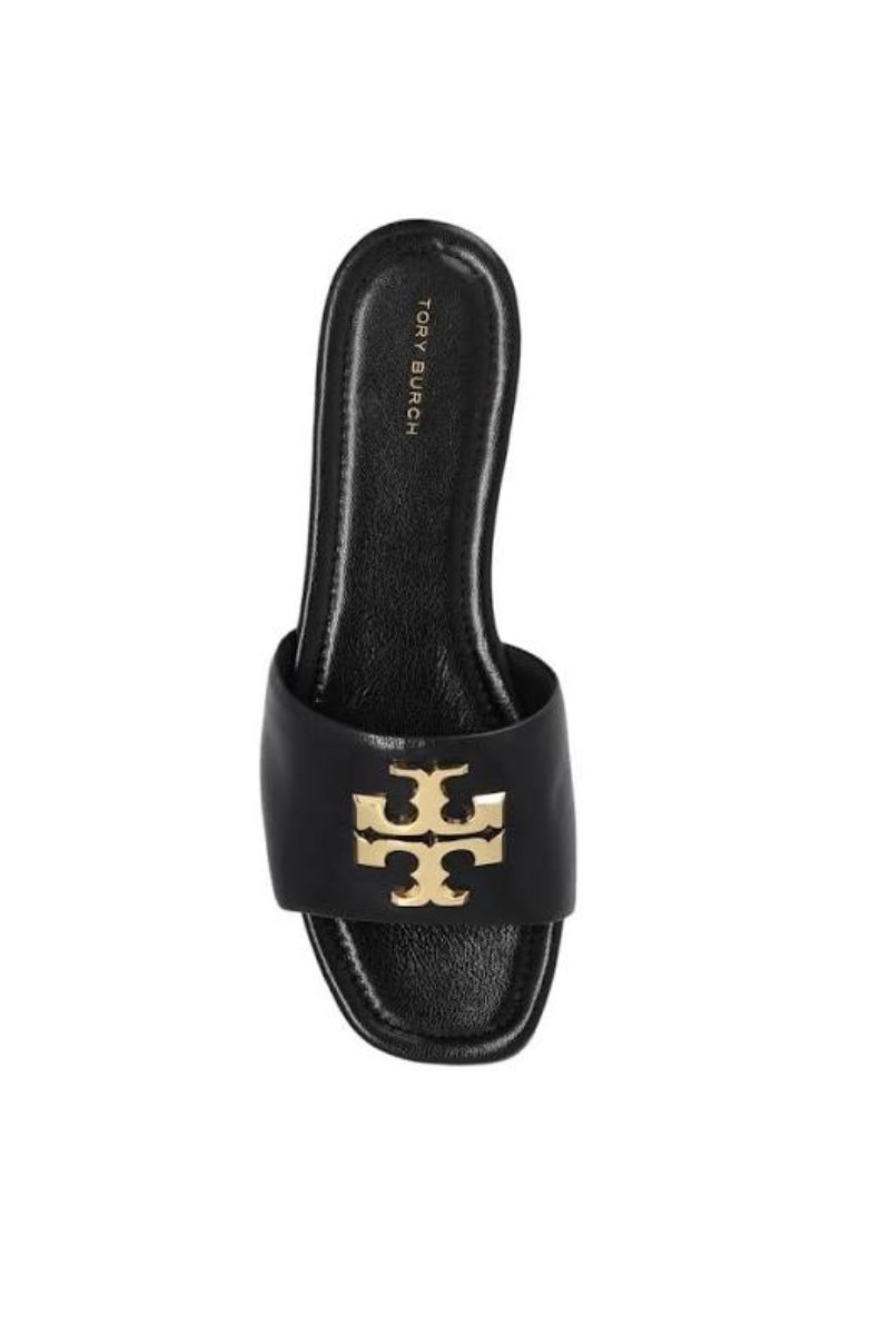 Tory Burch Eleanor Slide Perfect Black / Gold 157966-006