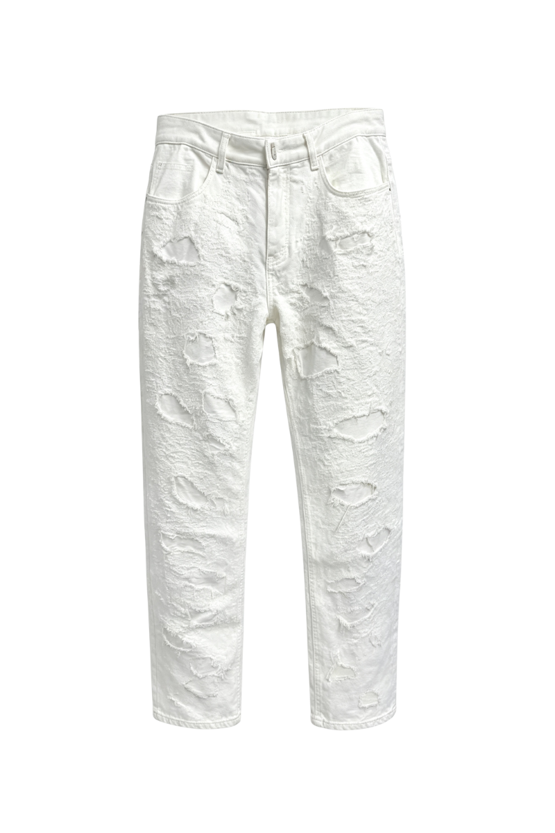 Givenchy Slim Fit Jeans White BM50ST50PV