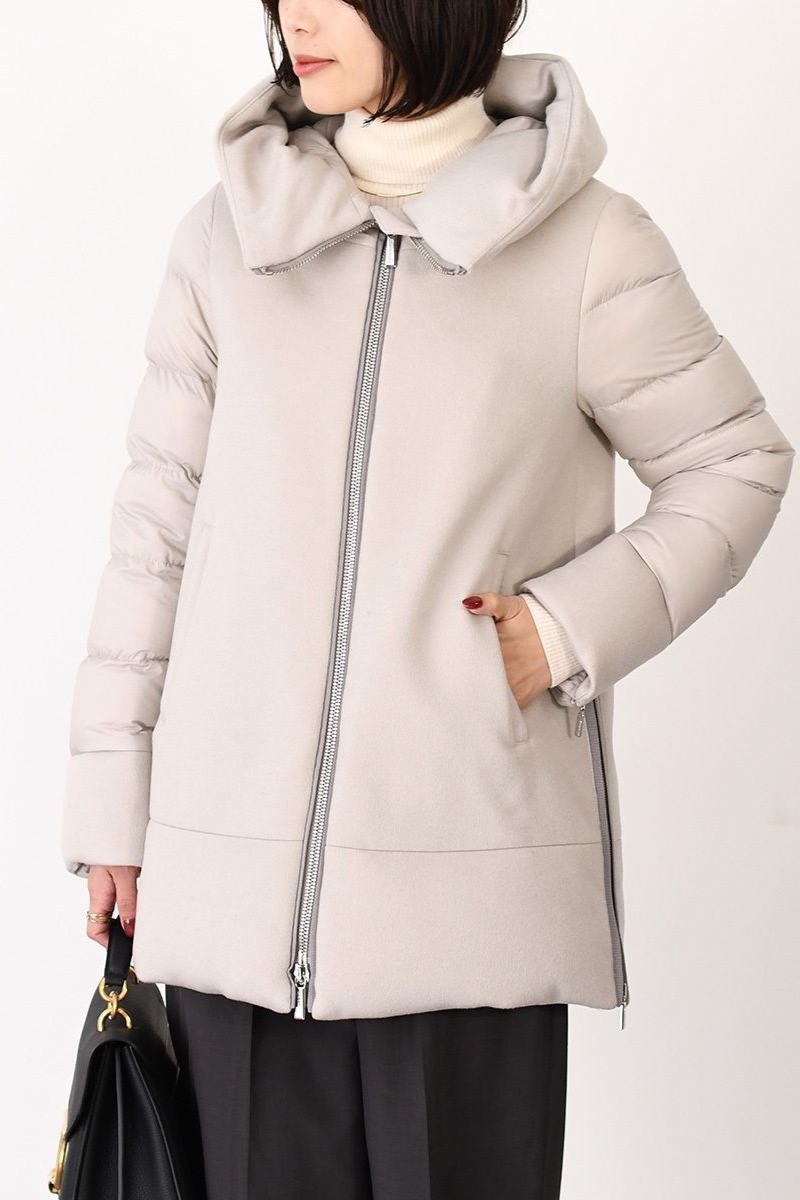 MooRER FRESIA-S-LE Puffer Down Coat Marmo