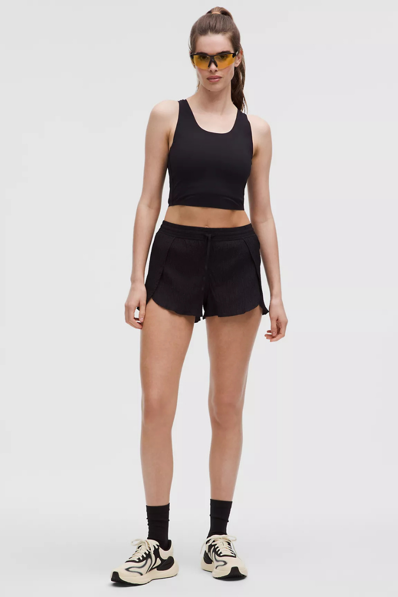 Lululemon Negative Split Textured Run Short 2.5" NIGH