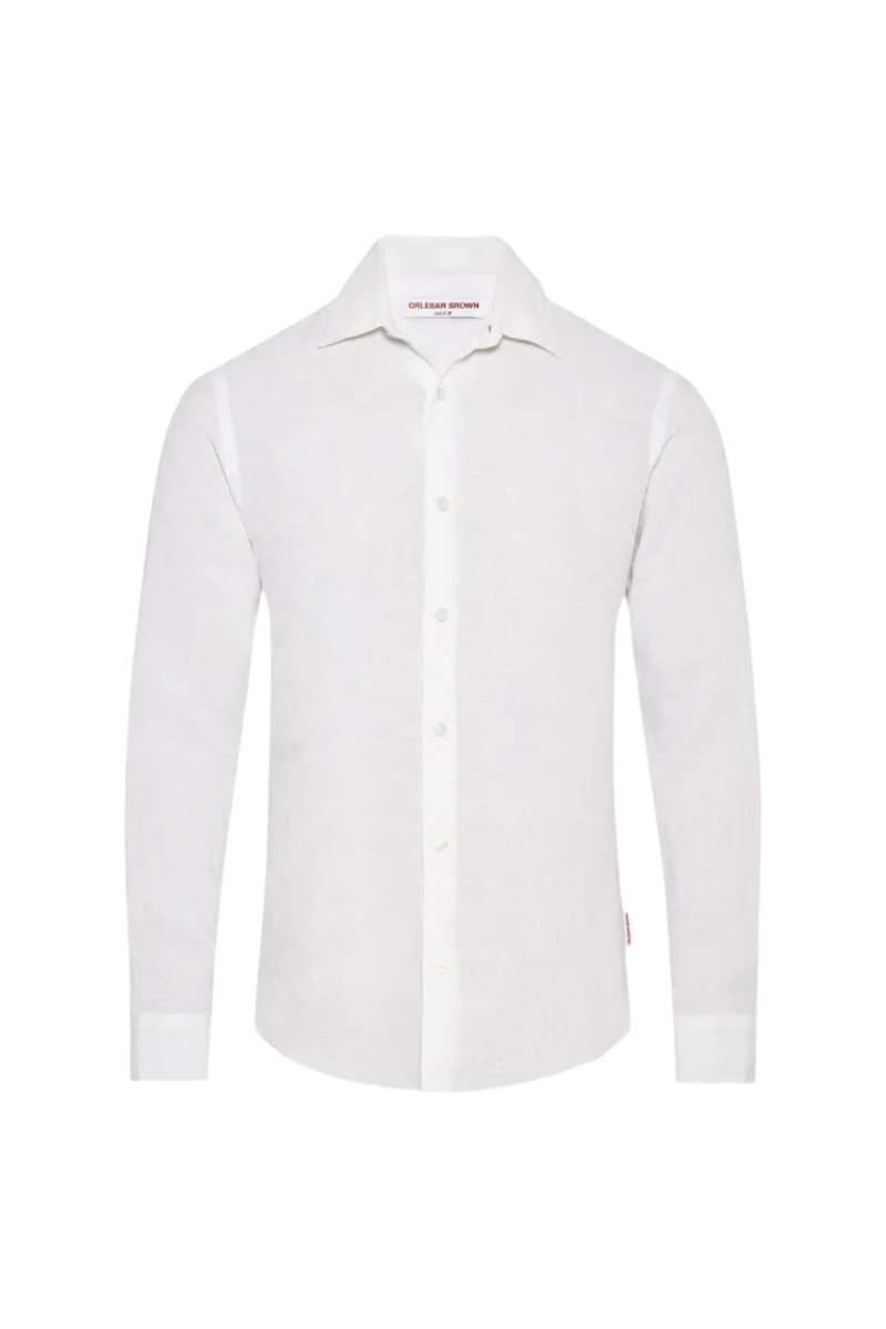 Orlebar Brown GILES LINEN CLS II-278067-MATCHSTICK/WHITE