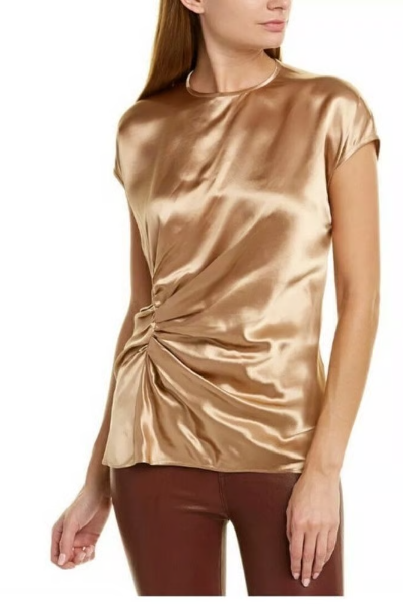 Helmut Lang Women's Draped Viscose Top