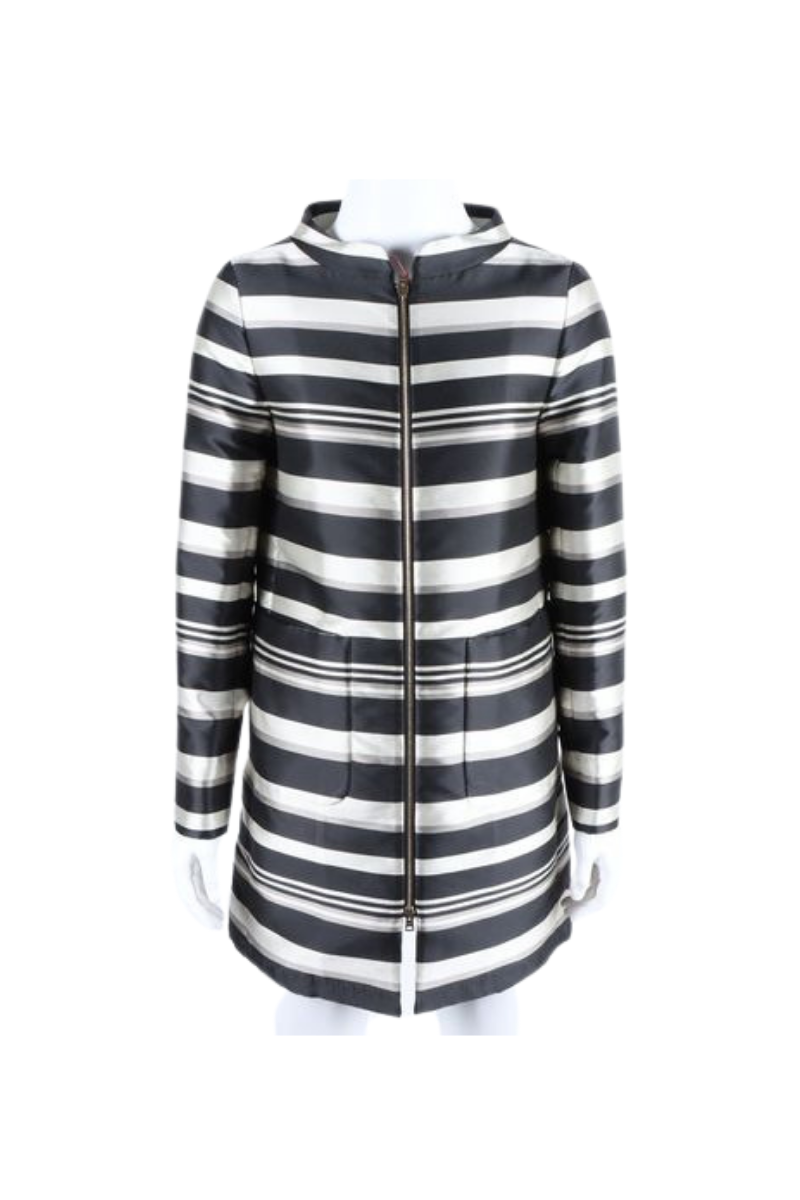 Herno Women Coat Ca0075D-13070 Black/Grey