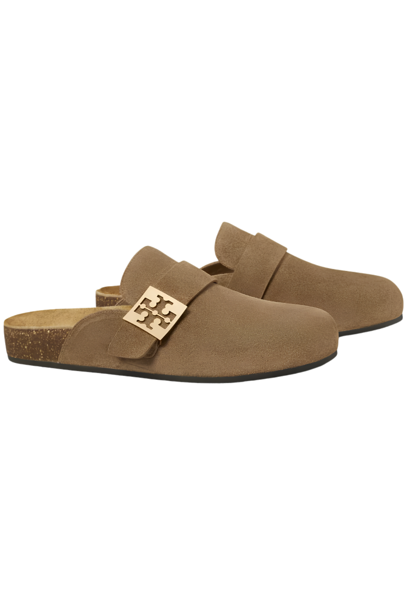 Tory Burch Mellow Mule River Rock/Gold 154446-037