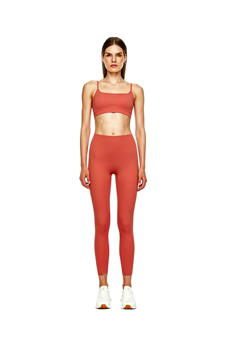 Bandier Bonded Legging Orange LOK00240