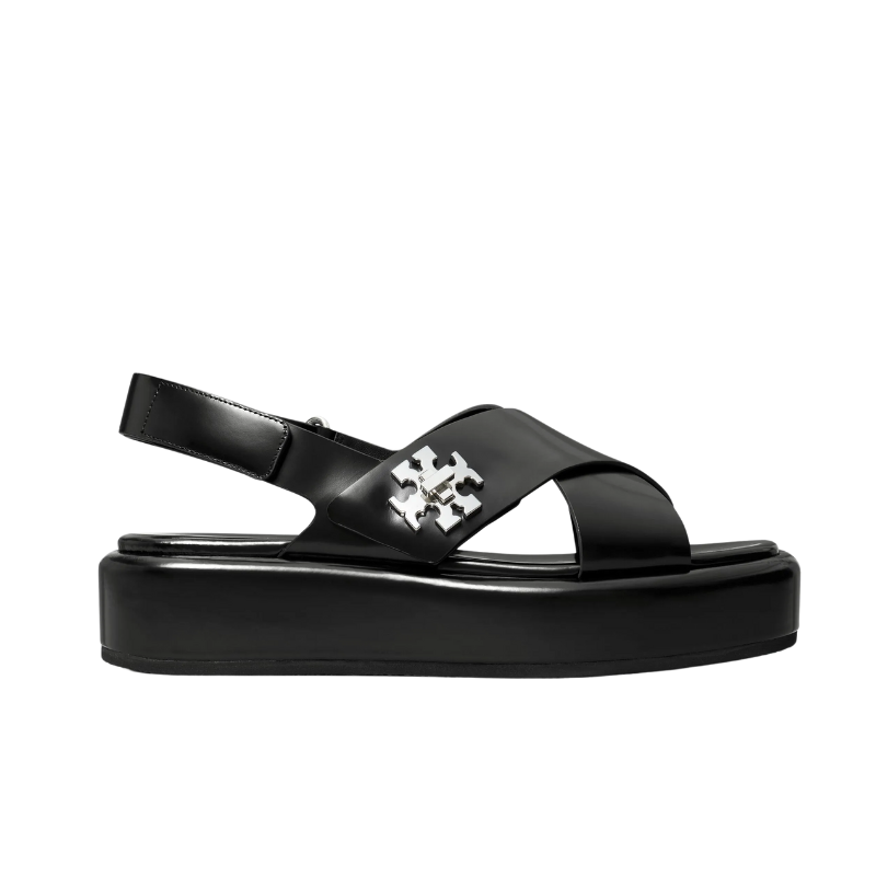 Womens | Tory Burch 40mm T-Lock Platform Sandals – Black