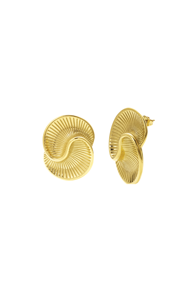 Manner Jewelry Winding Spiral Earrings