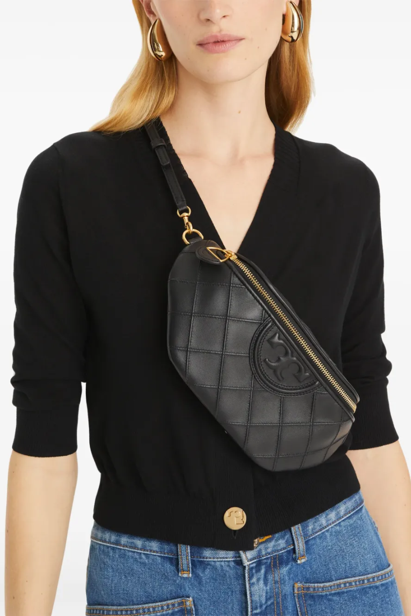 Tory Burch Fleming Soft Belt Bag – Black
