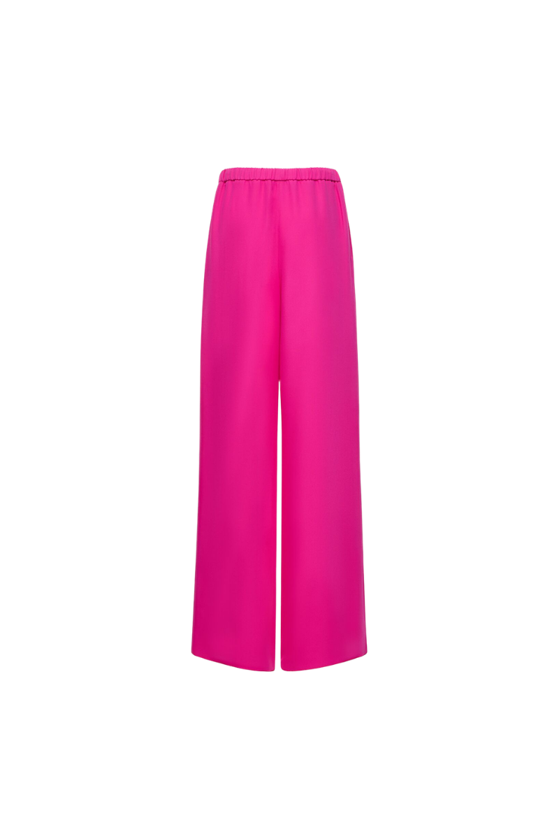 Valentino Cady Couture High Waist Wide Pants Pink PP 3B3RB4551MM_UWT