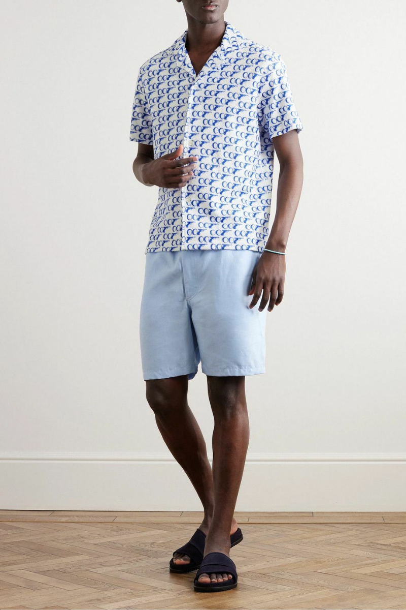 Orlebar Brown HOWELL JAMES BOND PRINT-278663-007/WHITE