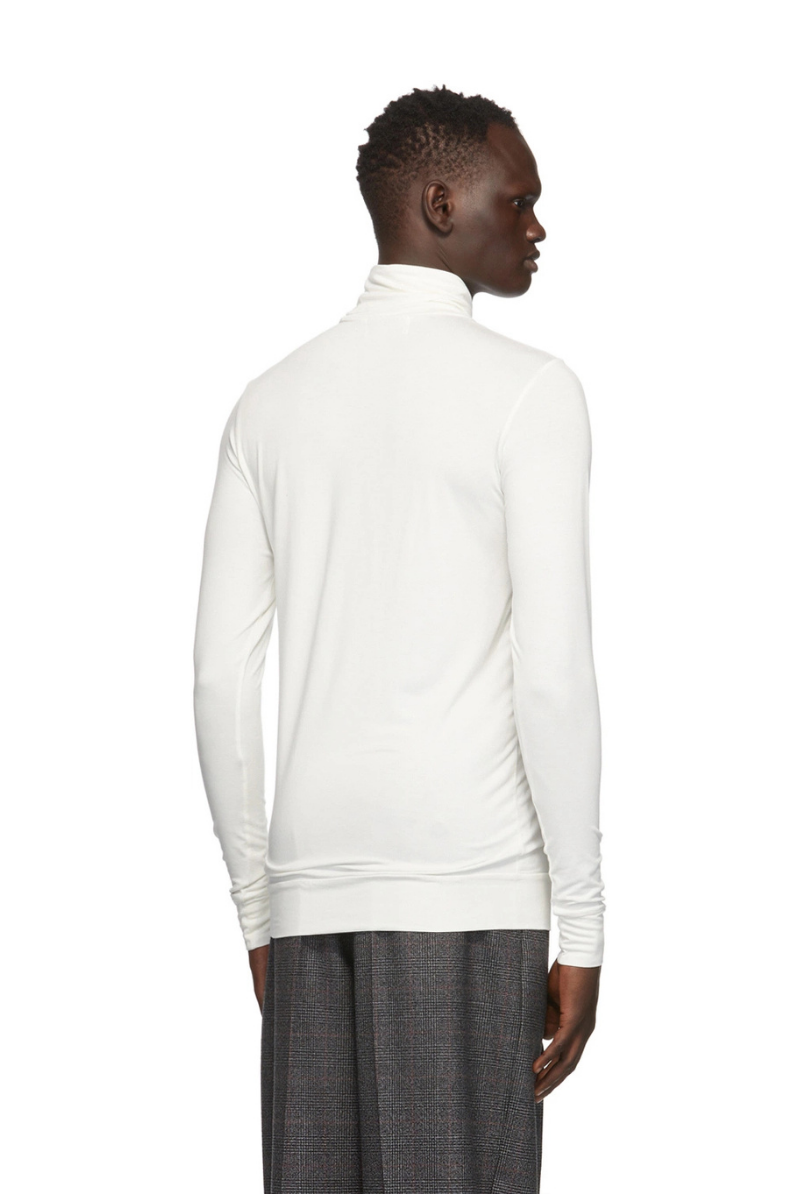 Ambush 'A' Turtleneck in White