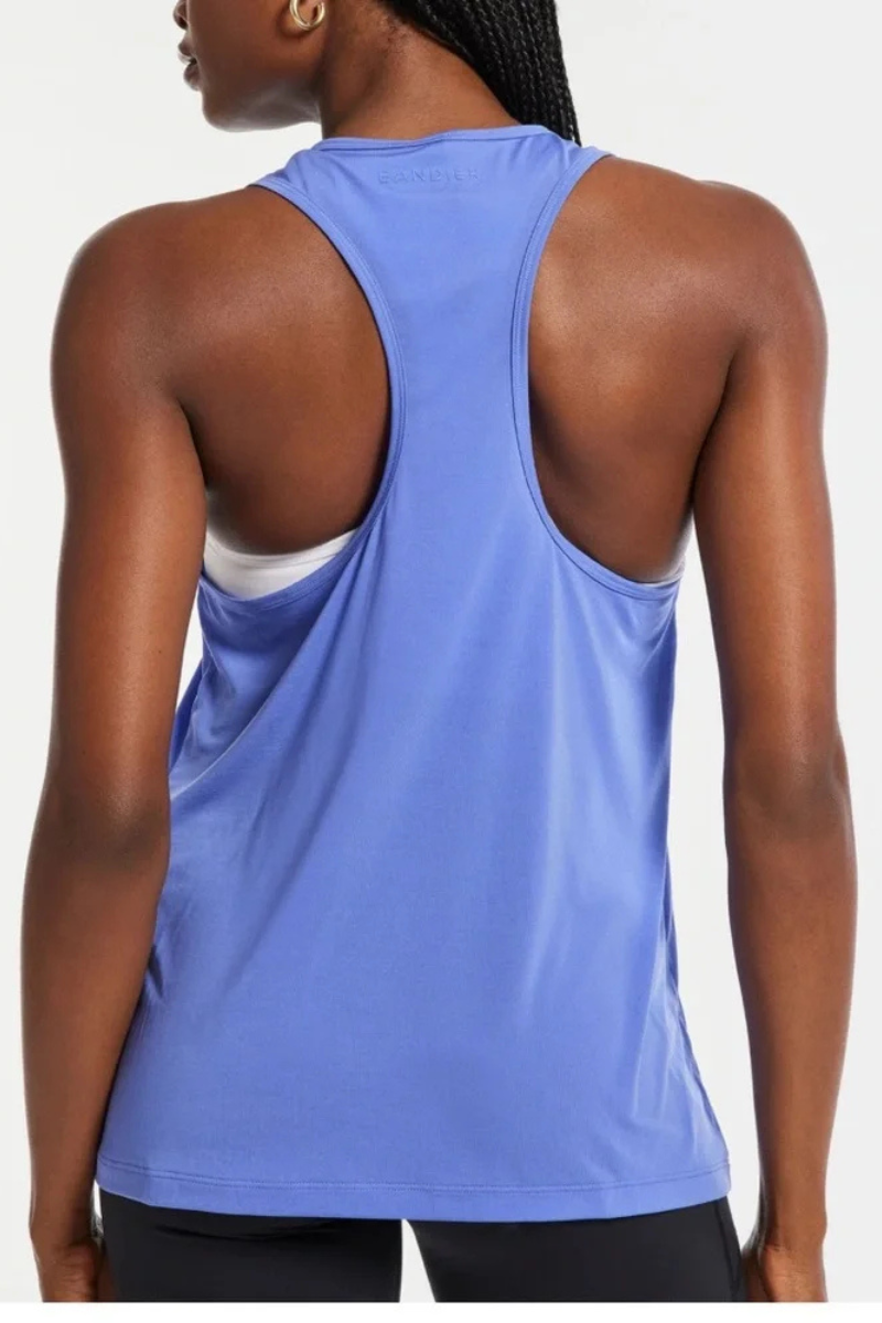 Bandier Performance Racerback Tank Baja Blue BND10197