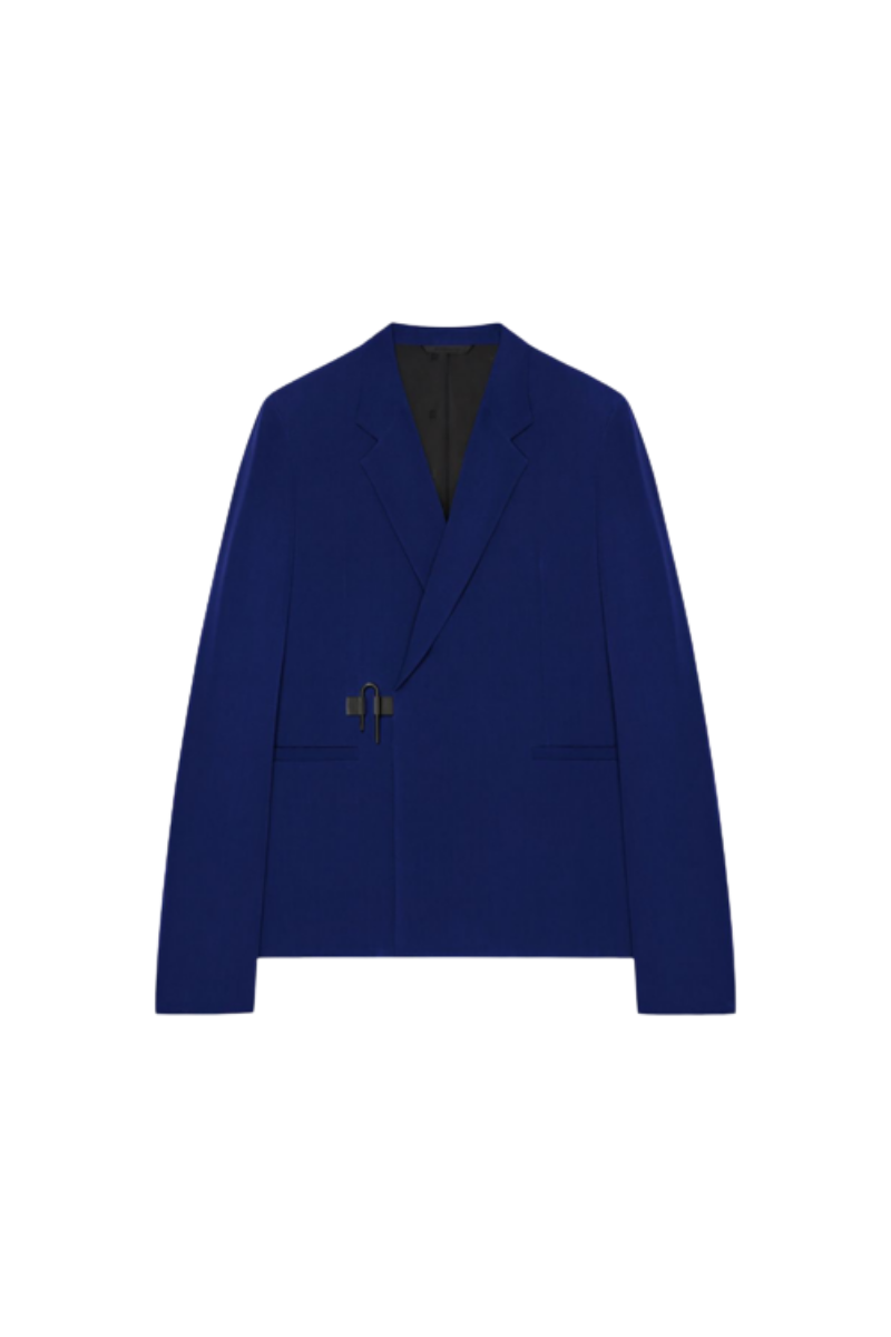 Givenchy U Lock Slim Fit Jacket-Cobalt Blue