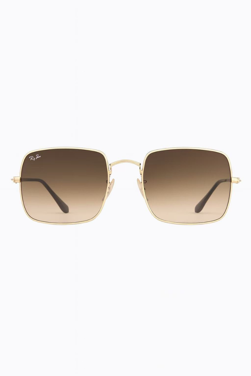Ray Ban Square 1971 Gold Brown Gradient 54/19