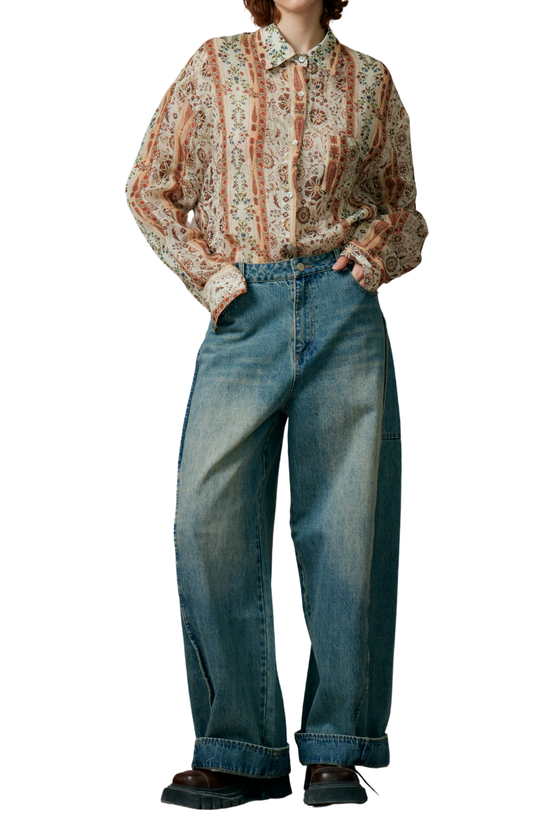 Max Simple Paisley Print Shirt Paisley