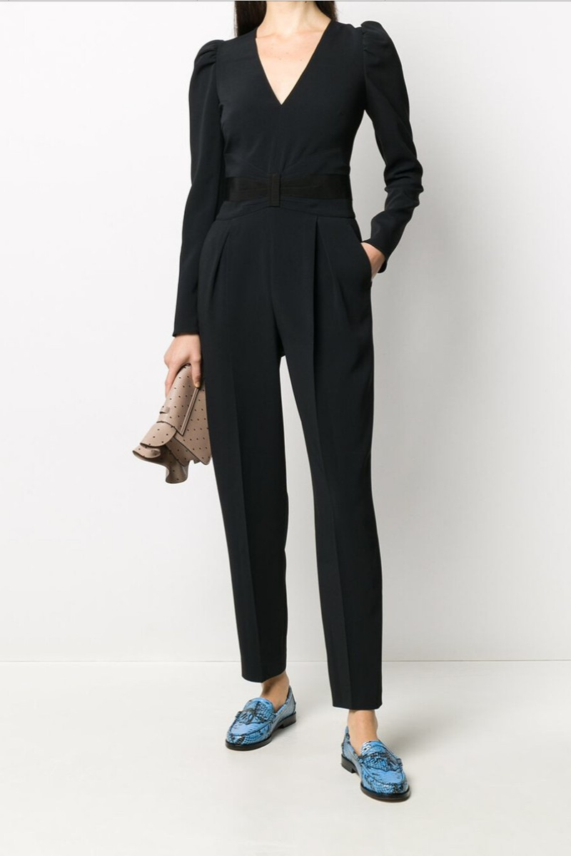 RED Valentino Black Women‘s Jumpsuit with elegant design and modern silhouette, perfect for sophisticated occasions.