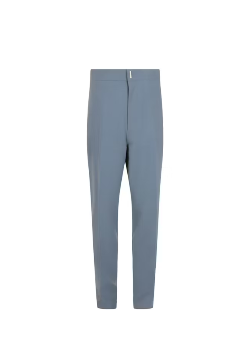 Givenchy Slim Fit Pants Pearl Grey made of cotton and elastane blend in a sleek design.