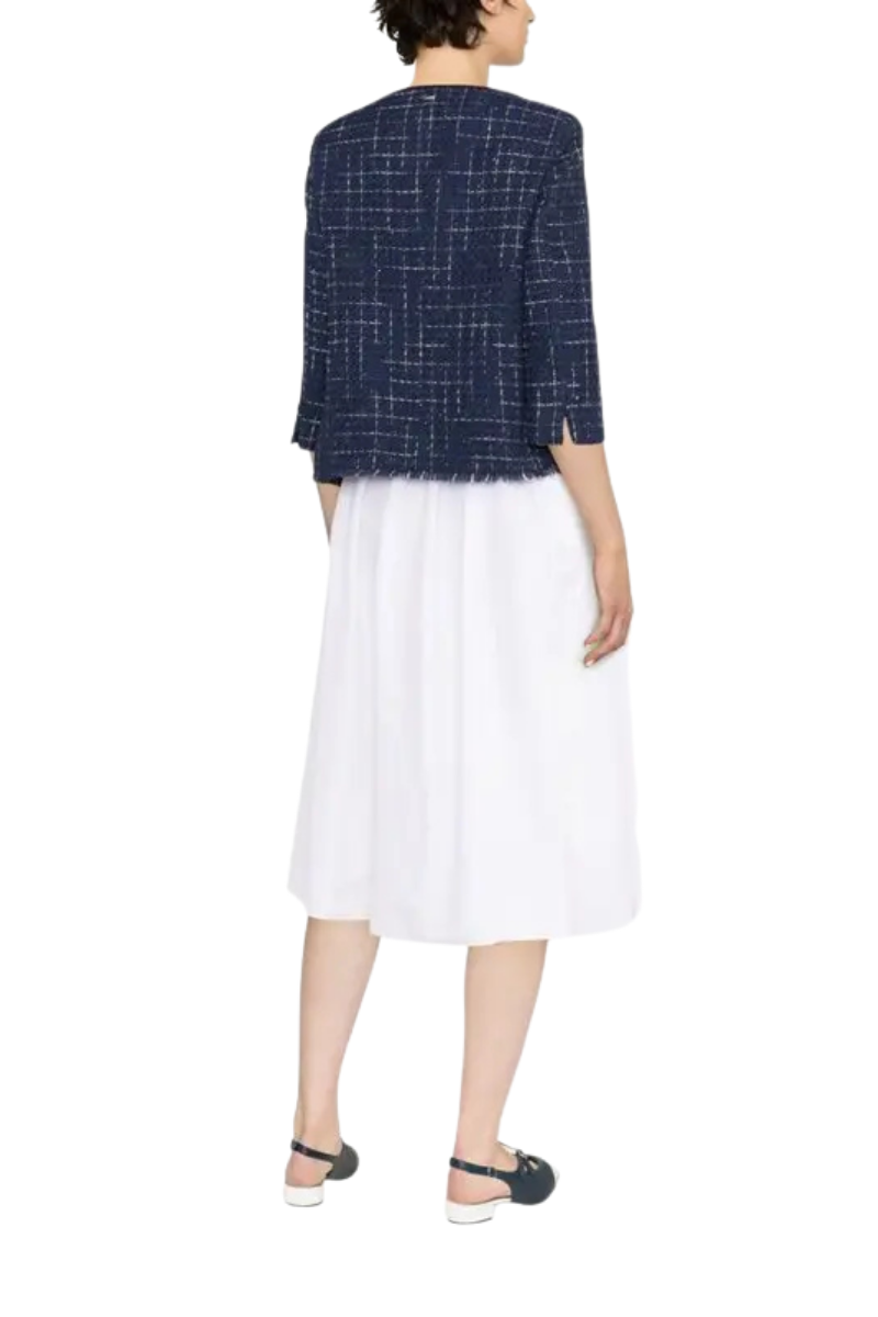 Herno Women Jacket Ga000236D-13162 Blue Black