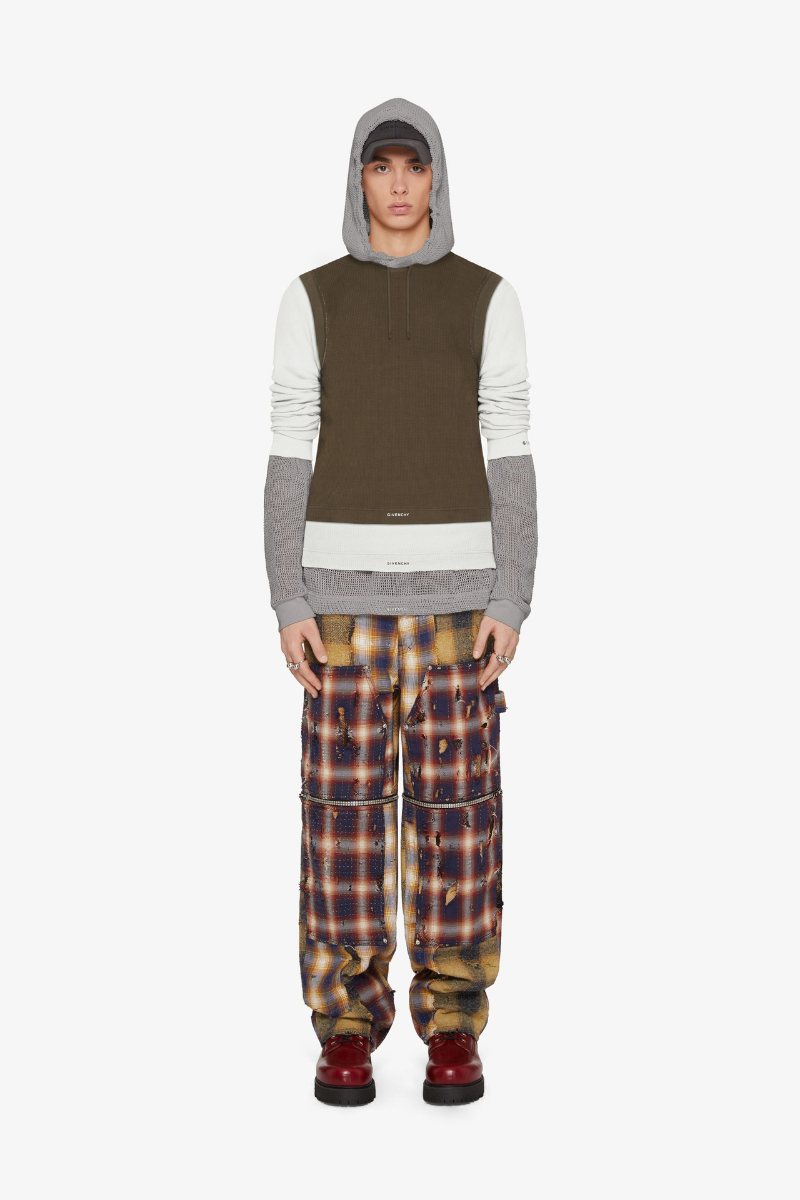 Givenchy Tight Ts & Mesh Hood All-In-One Look 19_Multicolored