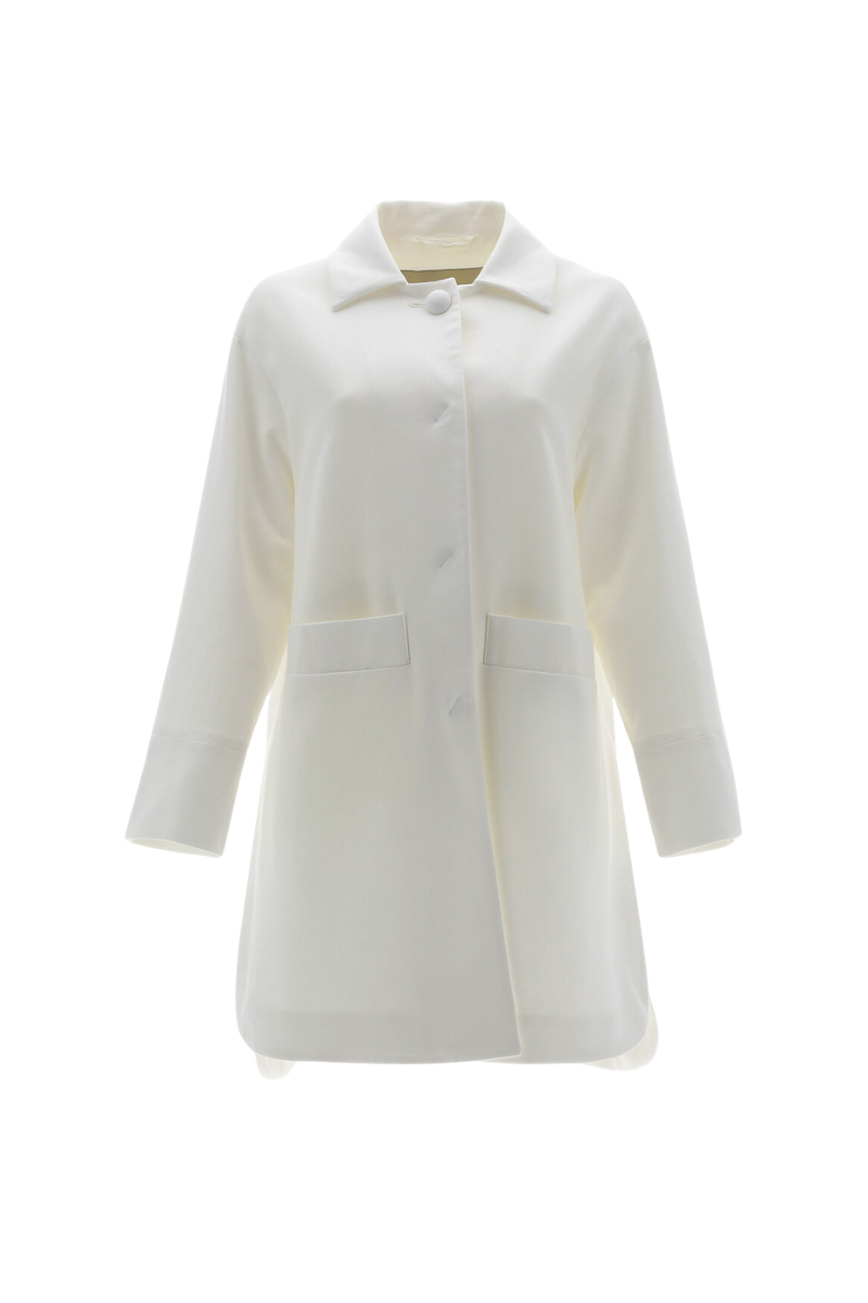 Herno Women Jacket Gc000390D-12163 Open White