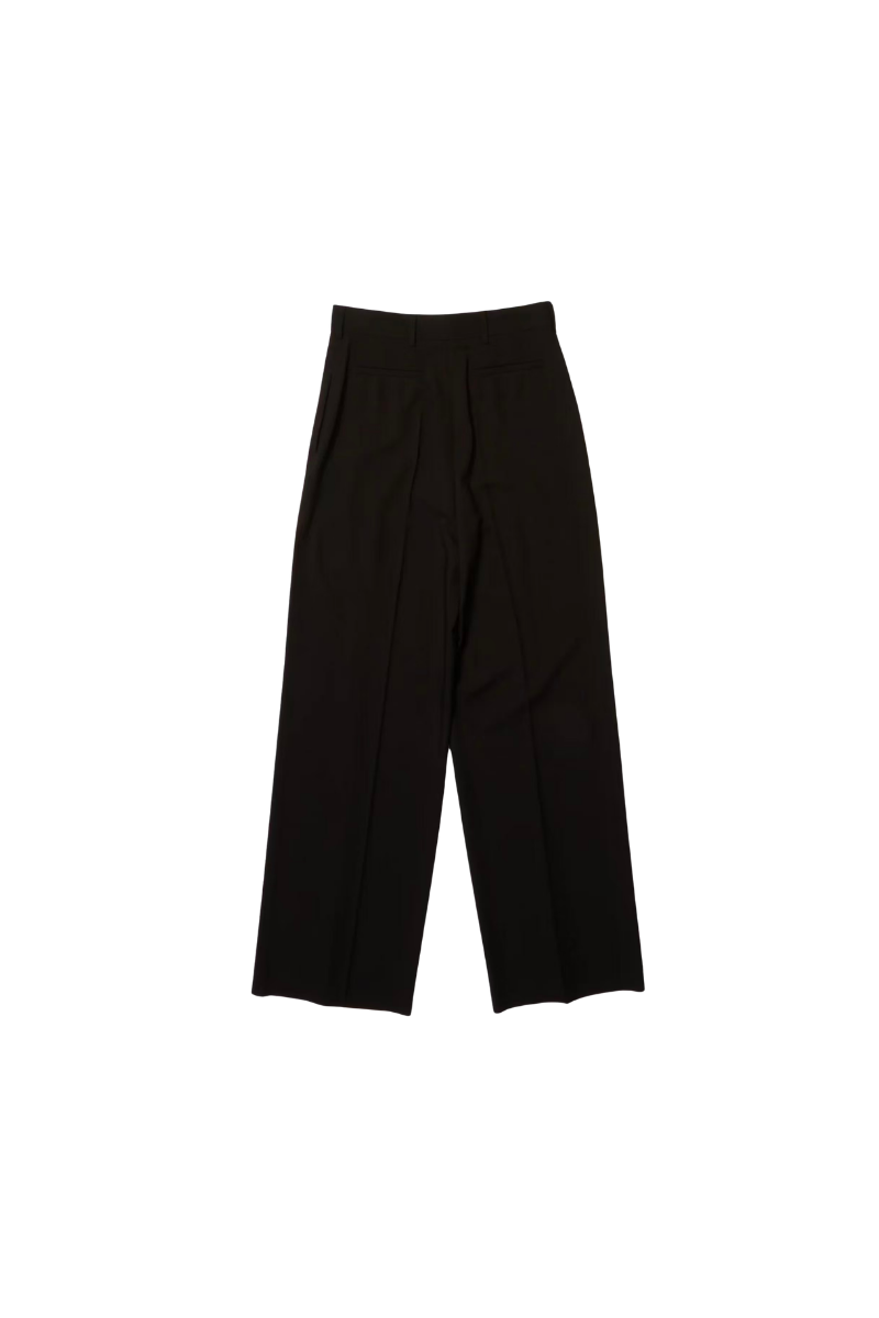 Valentino Crepe Couture Wide-Leg Pants