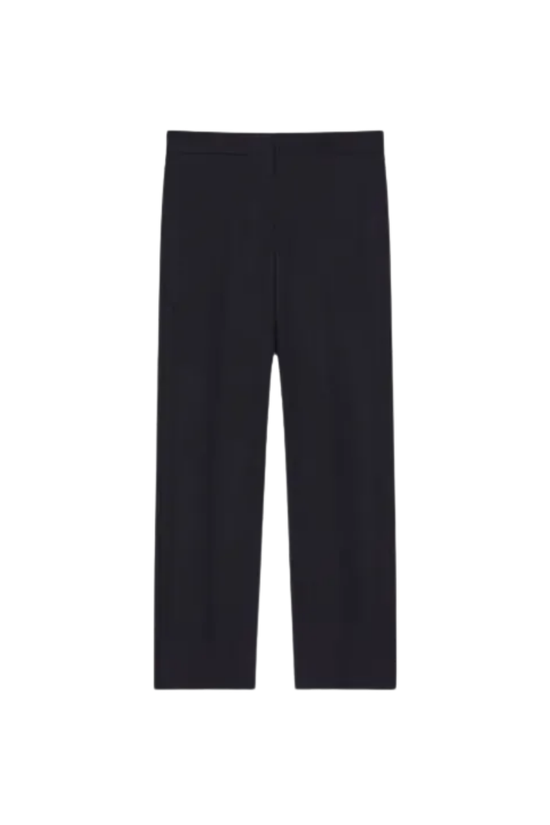 Givenchy Hidden Pleat Tuxedo Stripe Pants-Black