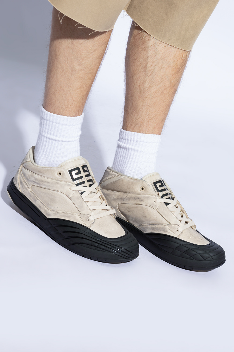 Givenchy New Line Men Shoes Mid-Top Sneakers_White