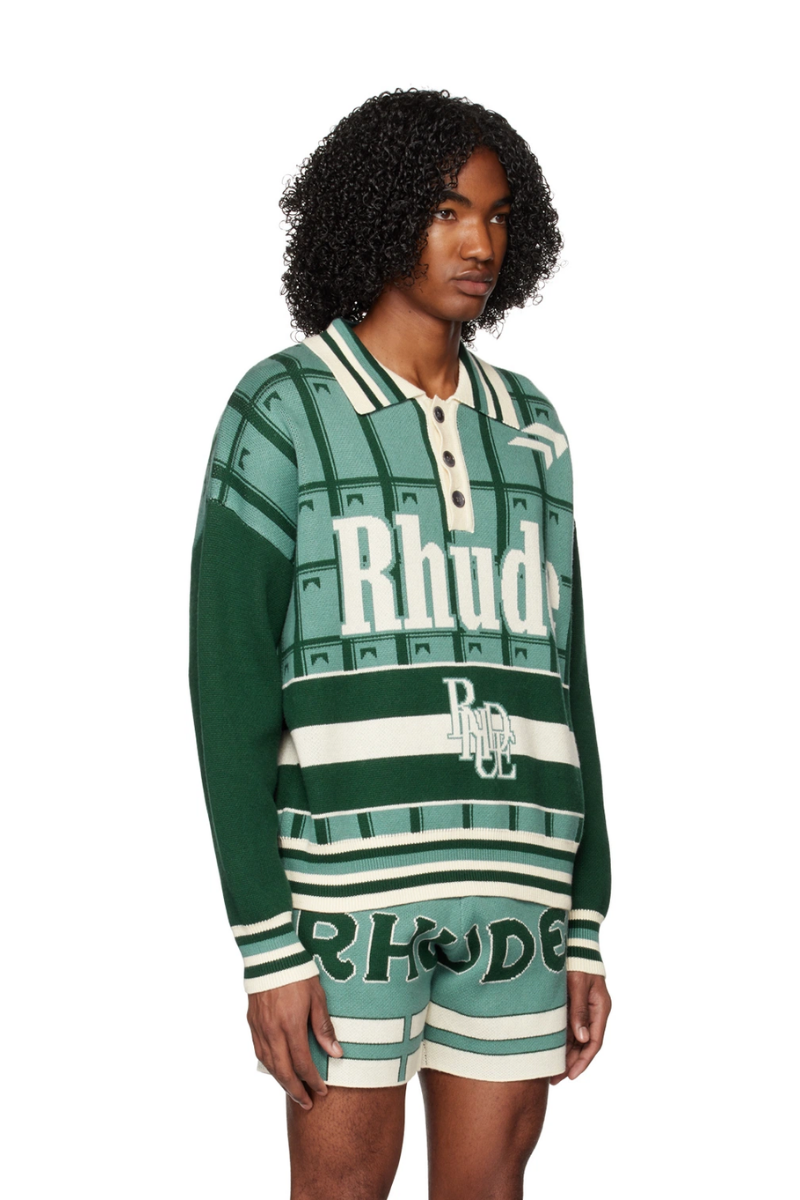 Rhude Multicolor Jacquard Polo