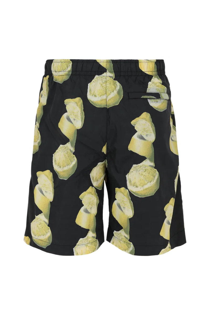 Givenchy Plage Long Swimshorts_Black/Yellow