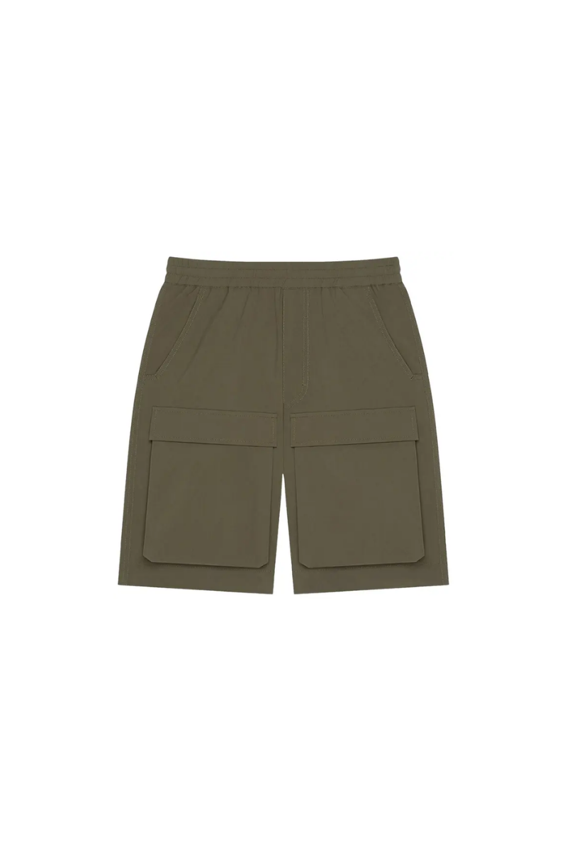 Givenchy Military Spirit Short With Elasitc-Khaki