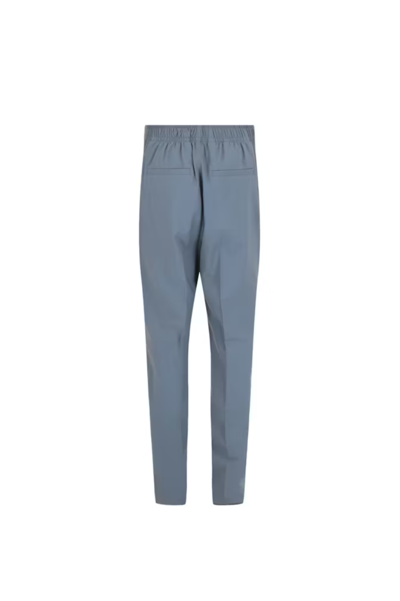 Givenchy Slim Fit Pants Pearl Grey, back view showing the cotton and elastane blend fabric.