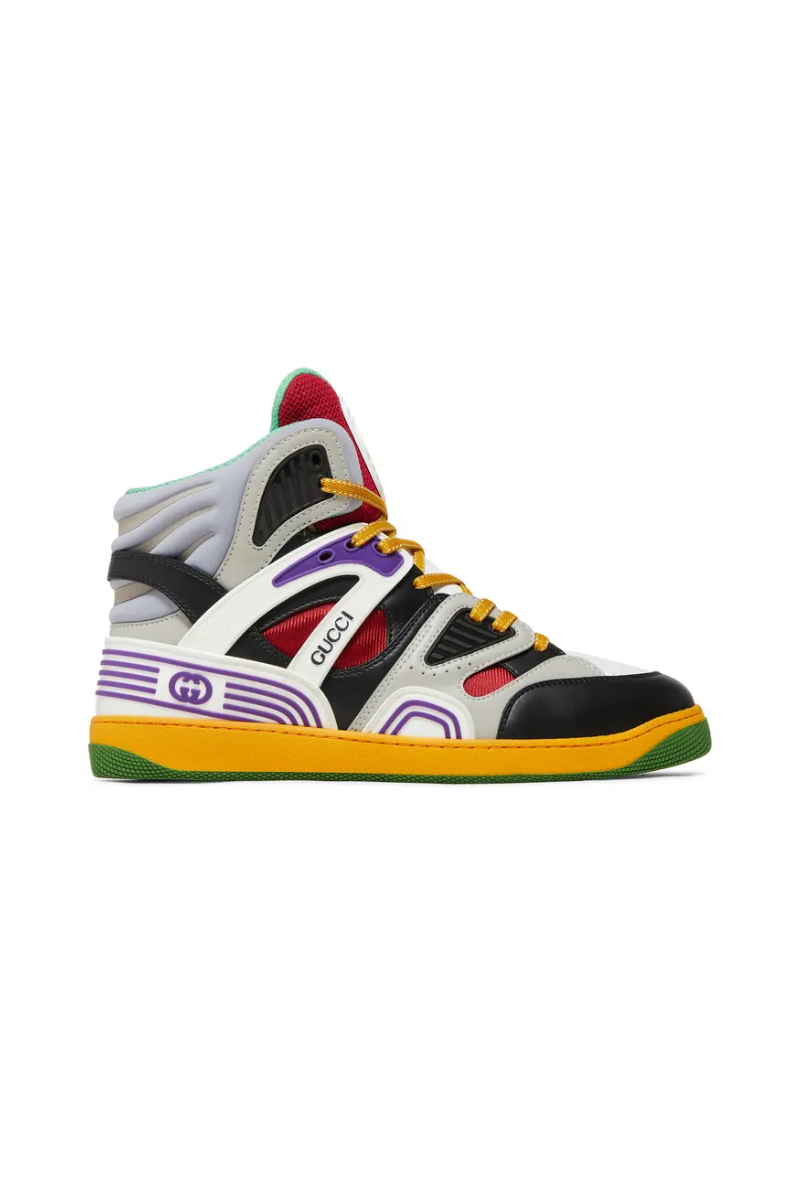 Gucci Basket High Black Demetra Sneakers