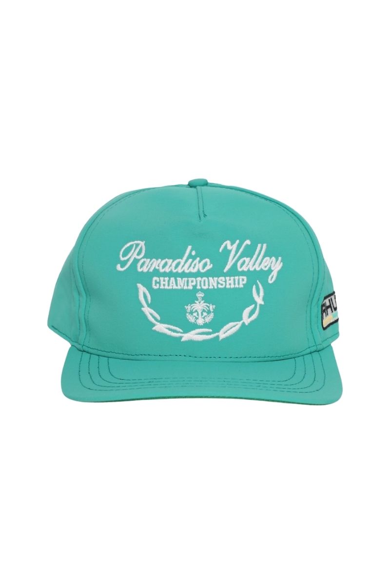 Rhude Valley Champs Hat Aqua Blue