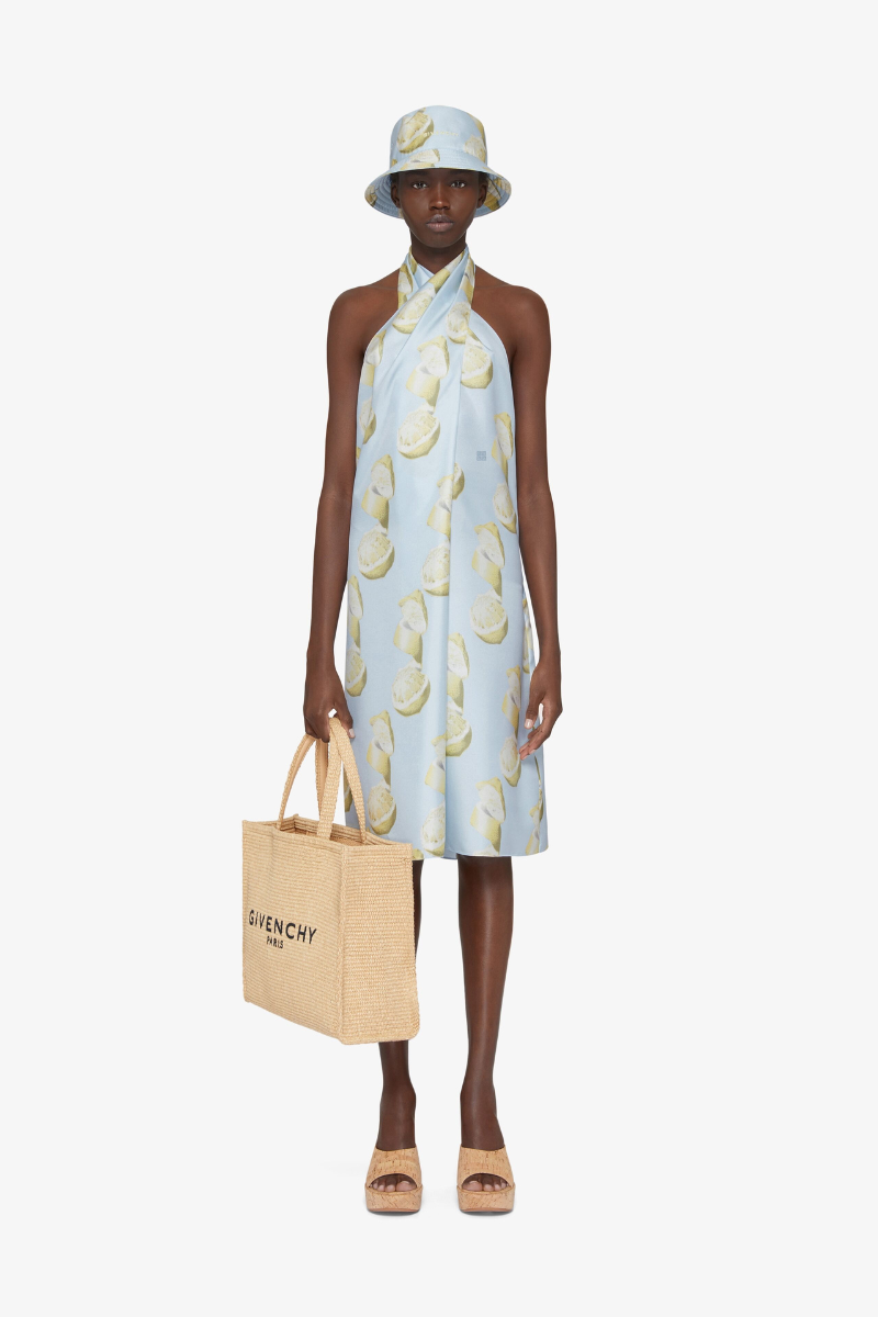 Givenchy Printed Dress In Silk